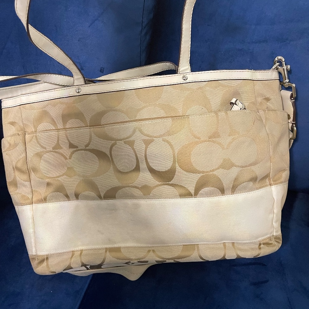 Coach Diaper/Computer Bag Signature C - image 3